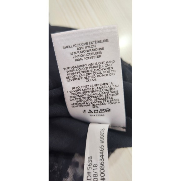 Express black sleeveless Polka Dot V-Neck Camisole Tank top Size XS - Picture 3 of 6